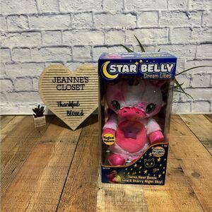 Star Belly Dream Lites Plush Toy + Huggable Night Light, Unicorn, Pink, Ages 3+